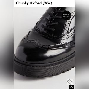 Chunky Oxford - Black